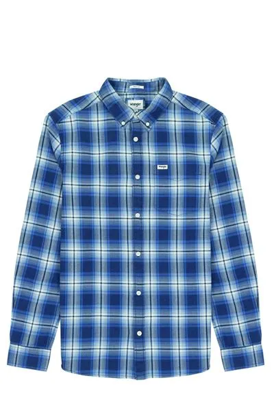 1 POCKET SHIRT 112341056-BLUE CHECK
