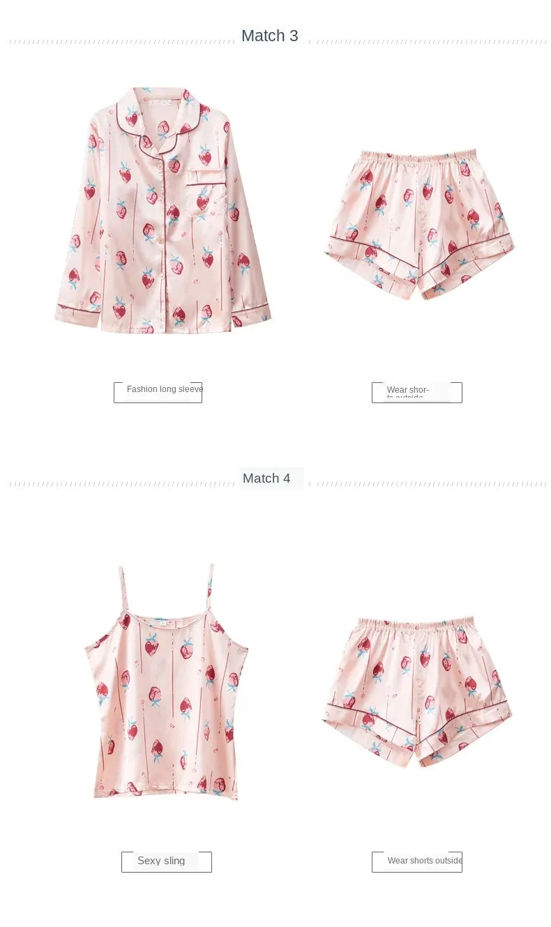 7 Pcs womens pajama set