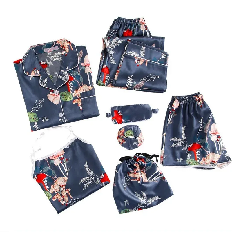 7 Pcs womens pajama set