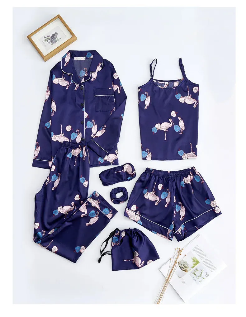 7 Pcs womens pajama set