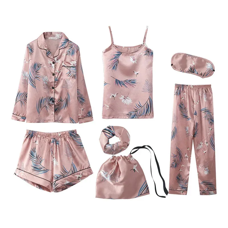 7 Pcs womens pajama set