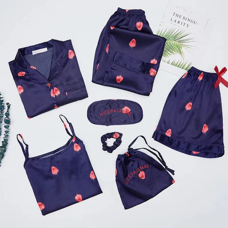 7 Pcs womens pajama set