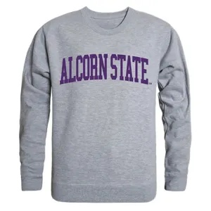 Alcorn State University Game Day Crewneck Pullover Sweatshirt Sweater Heather Grey