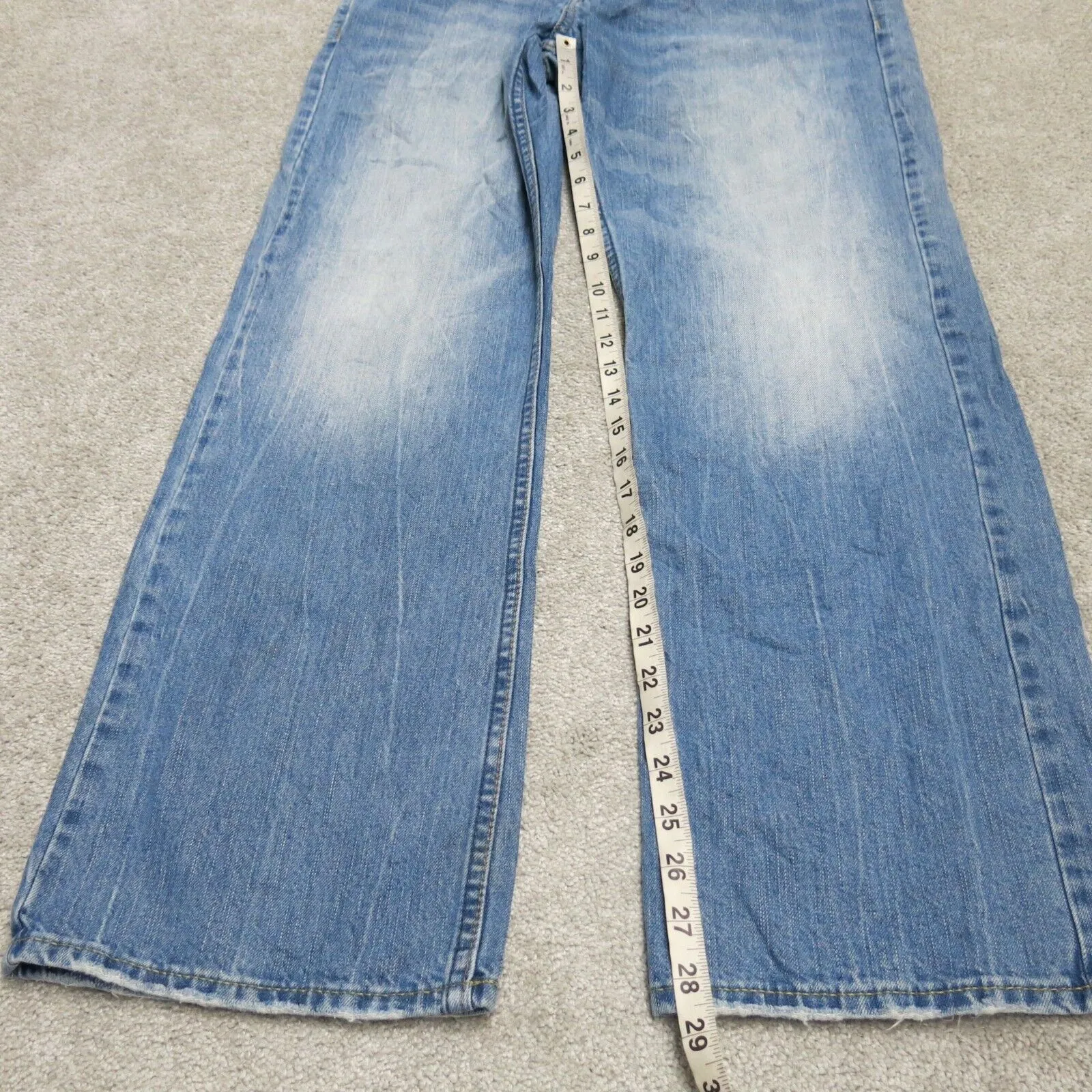 American Eagle Mens Regular Straight Leg Denim Jeans Mid Rise Blue Size 33X30
