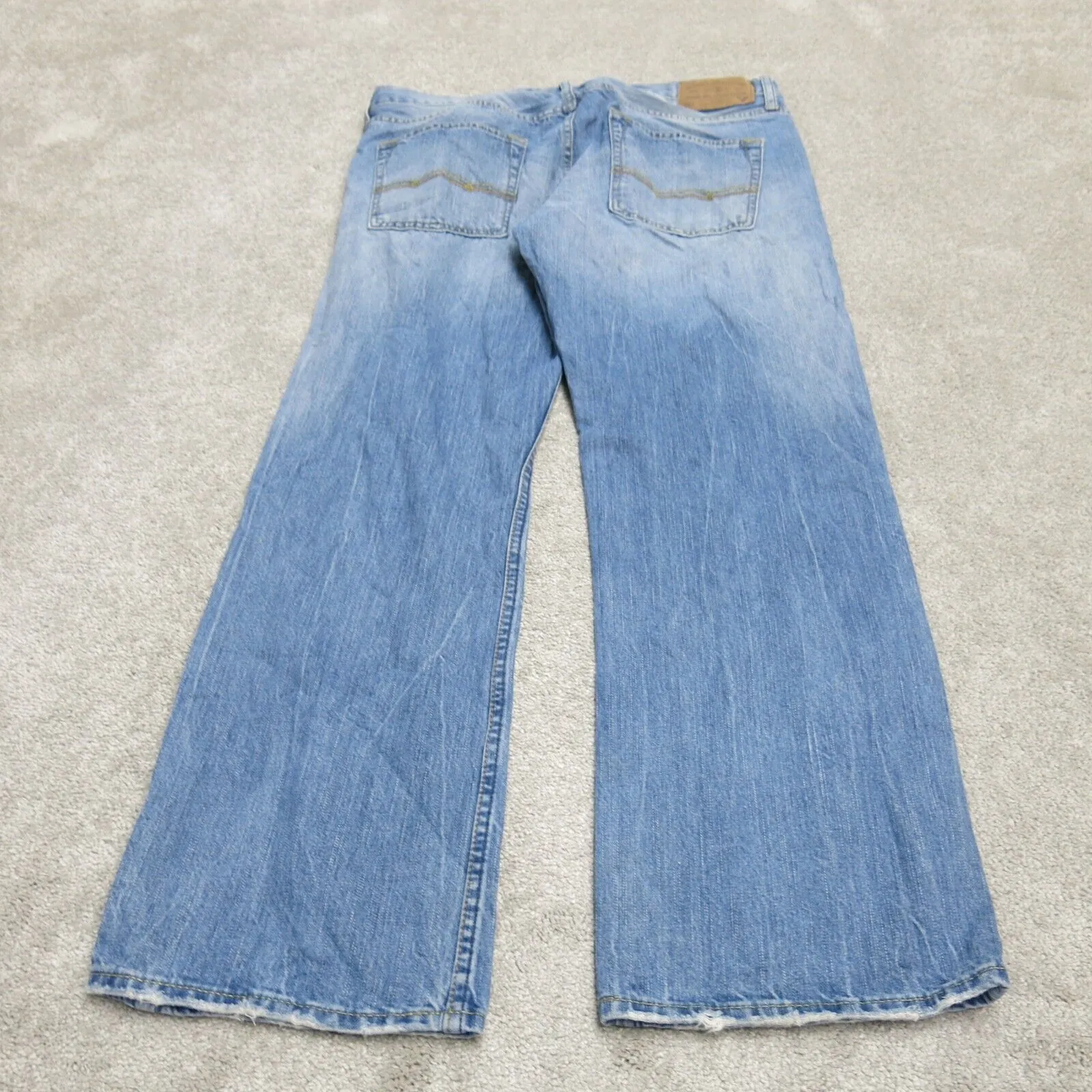 American Eagle Mens Regular Straight Leg Denim Jeans Mid Rise Blue Size 33X30