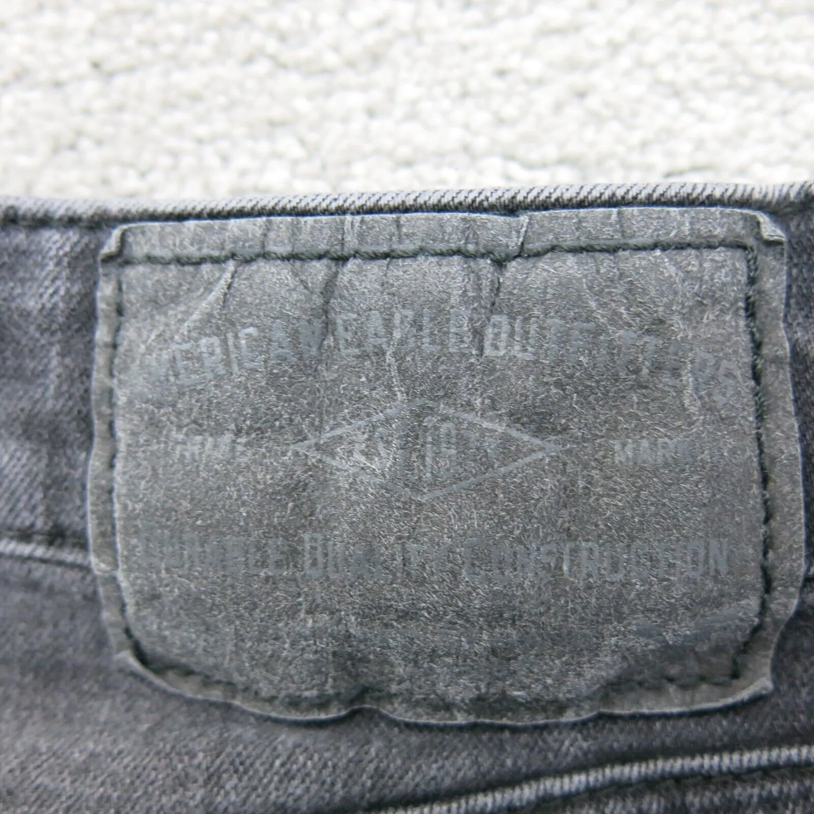 American Eagle Mens Straight Leg Jeans Extreme Flex Pockets Black Size W29XL32