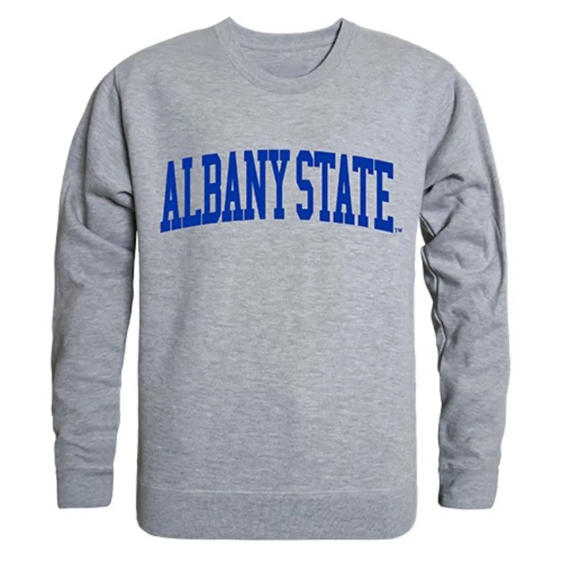 ASU Albany State University Game Day Crewneck Pullover Sweatshirt Sweater Heather Grey