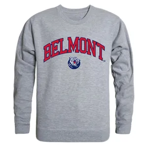 Belmont State University Campus Crewneck Pullover Sweatshirt Sweater Heather Grey