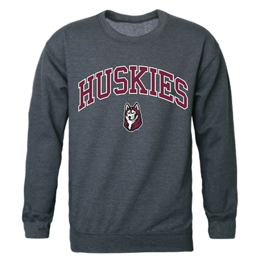 Bloomsburg University Campus Crewneck Pullover Sweatshirt Sweater Heather Charcoal