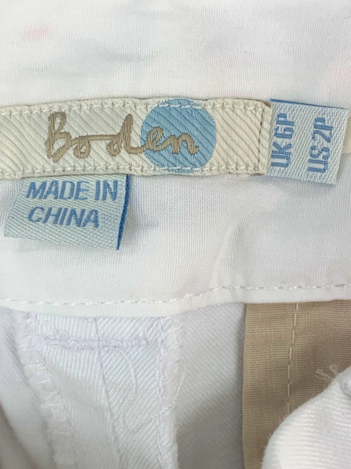 Boden White Slim Fit Jeans W28 UK 6 Petite