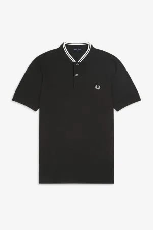 BOMBER COLLAR POLO SHIRT