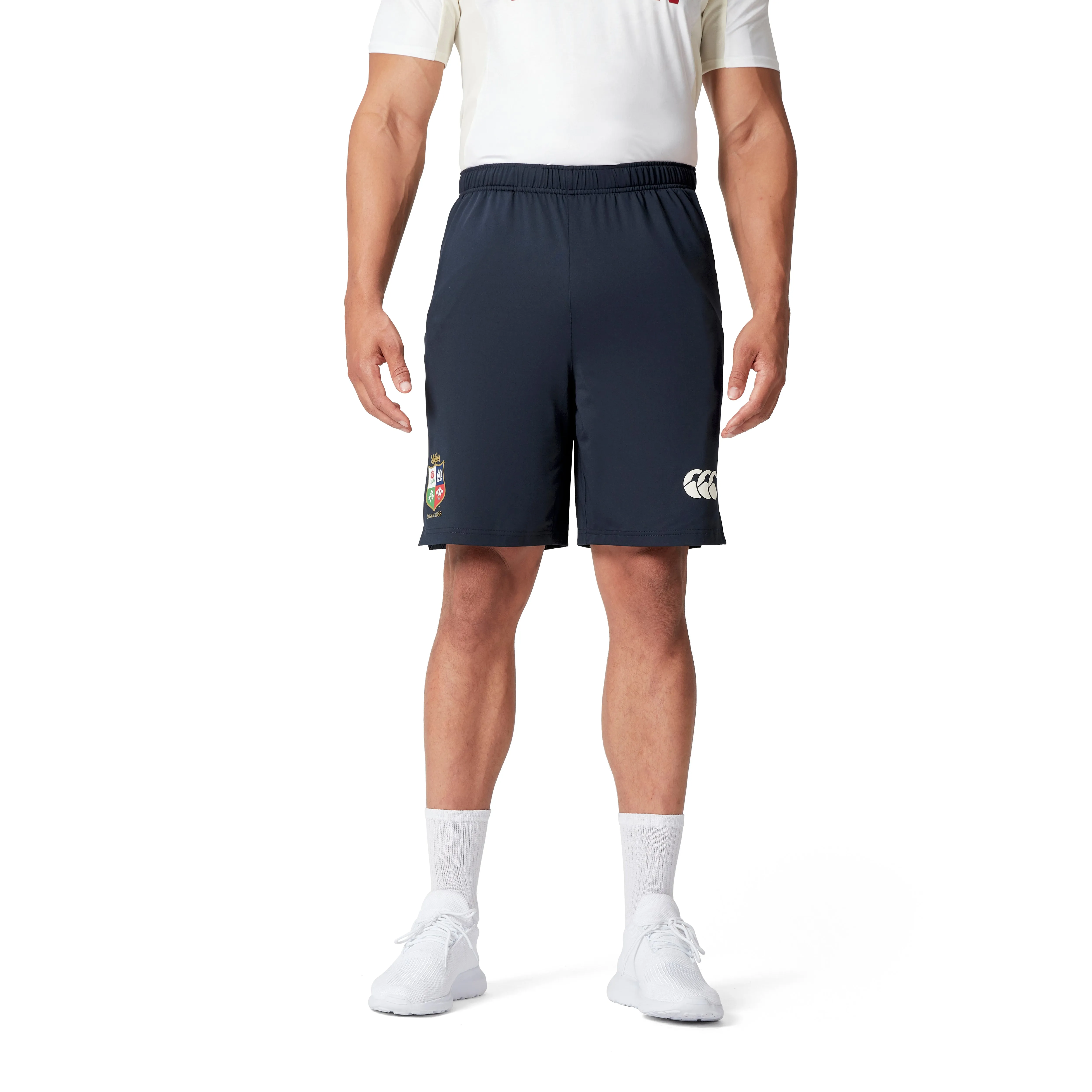 British & Irish Lions Mens Shorts Gym Training Navy