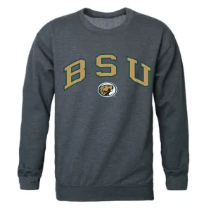 BSU Bemidji State University Campus Crewneck Pullover Sweatshirt Sweater Heather Charcoal