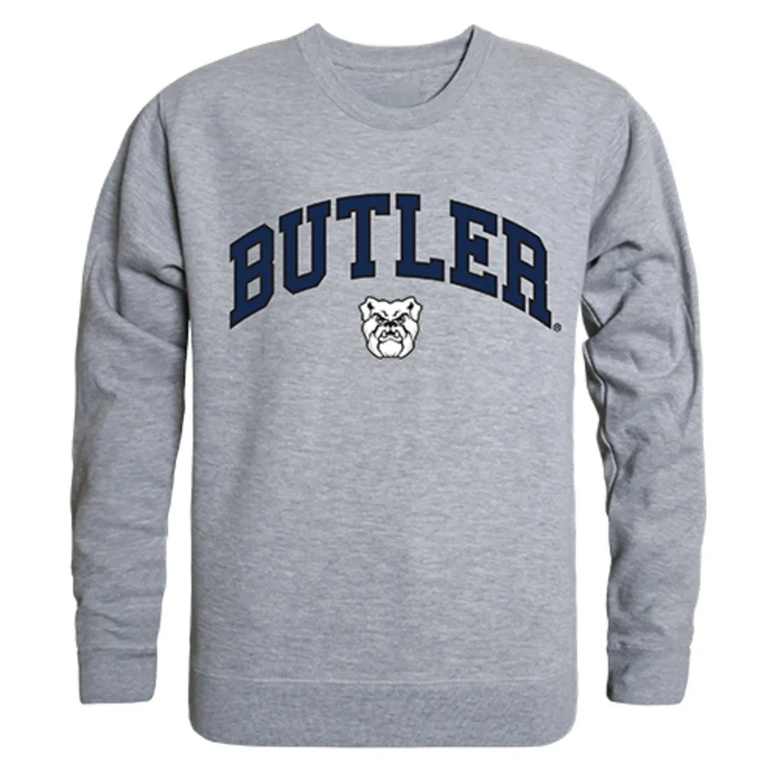 Butler University Campus Crewneck Pullover Sweatshirt Sweater Heather Grey