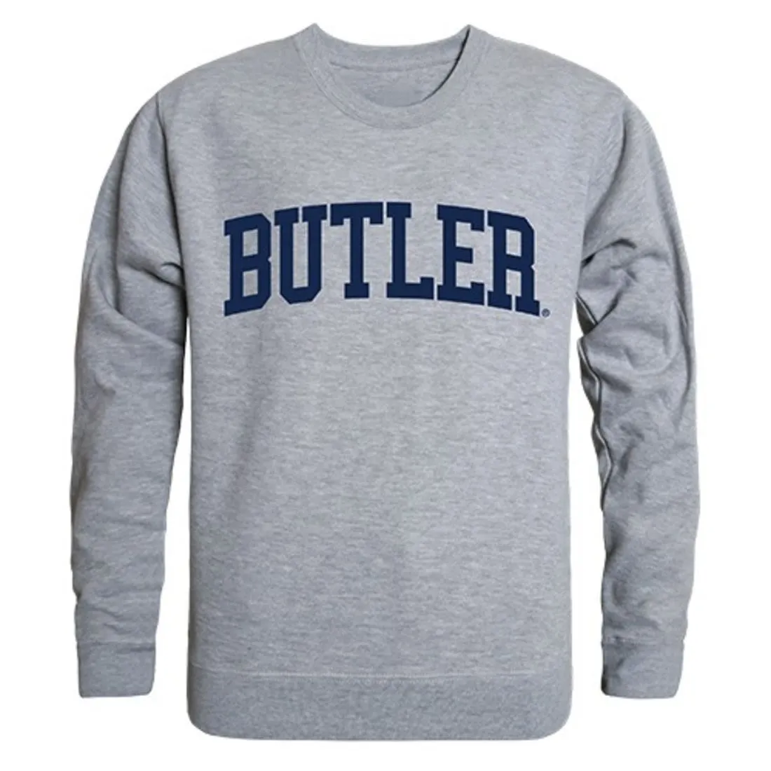 Butler University Game Day Crewneck Pullover Sweatshirt Sweater Heather Grey