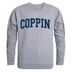 CSU Coppin State University Game Day Crewneck Pullover Sweatshirt Sweater Heather Grey