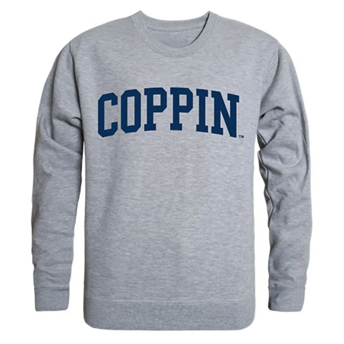CSU Coppin State University Game Day Crewneck Pullover Sweatshirt Sweater Heather Grey