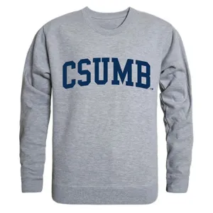 CSUMB California State University Monterey Bay Game Day Crewneck Pullover Sweatshirt Sweater Heather Grey