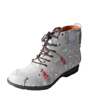 Delka Dots Flower Pattern Boots for Women