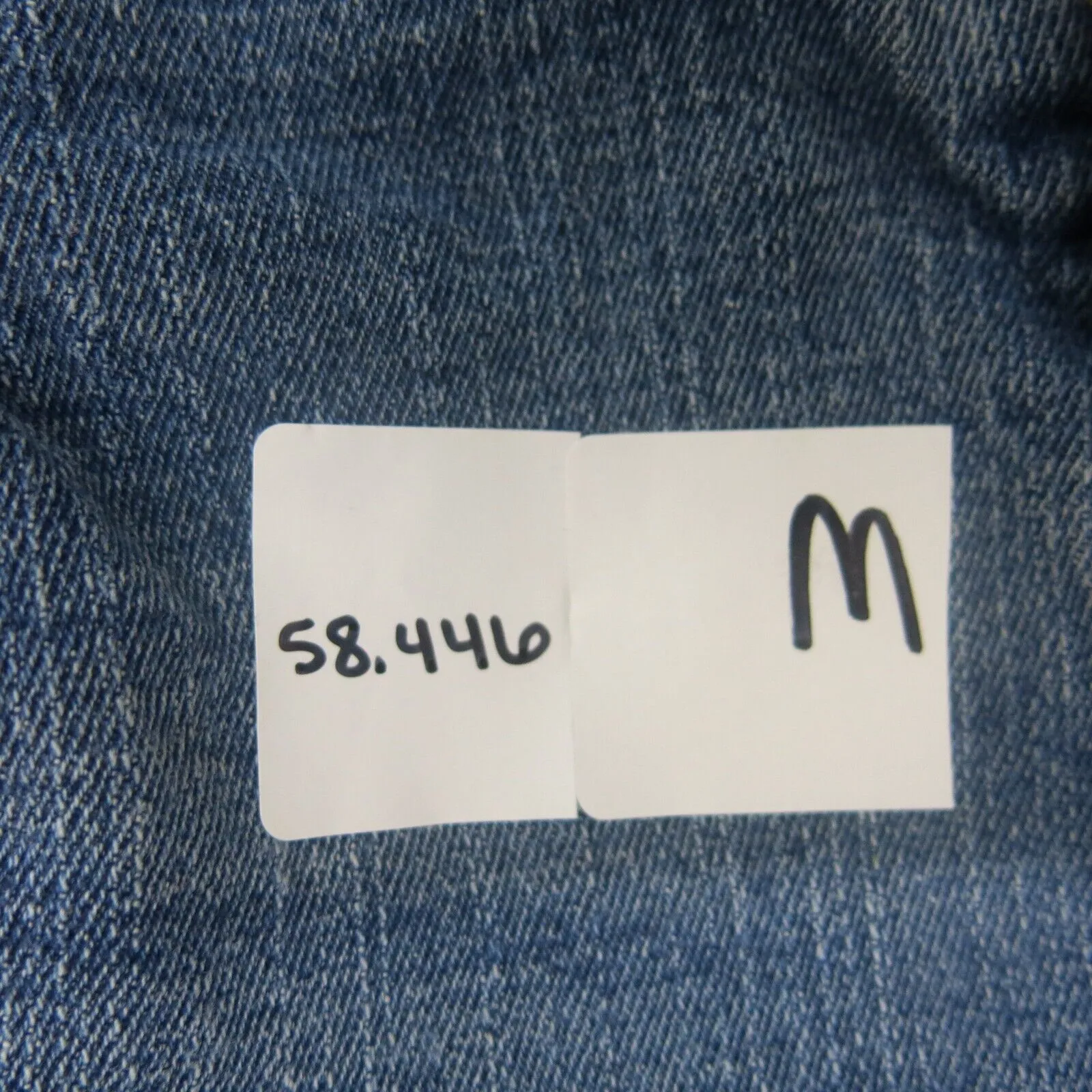 Denizen From Levis Mens Jeans Straight Leg Denim Stretch Mid Rise Blue Size 285