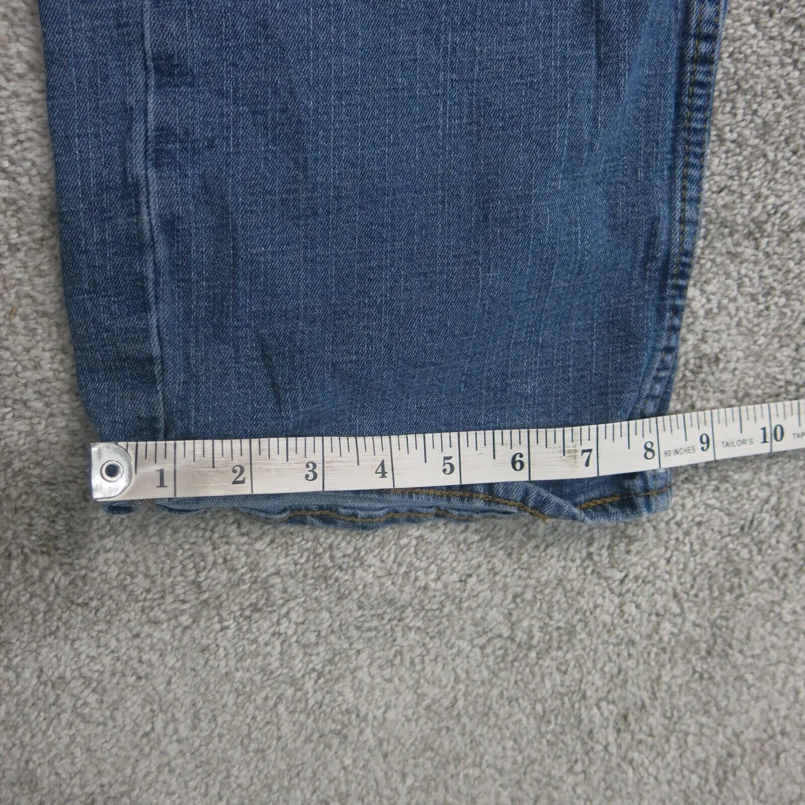 Denizen From Levis Mens Jeans Straight Leg Denim Stretch Mid Rise Blue Size 285
