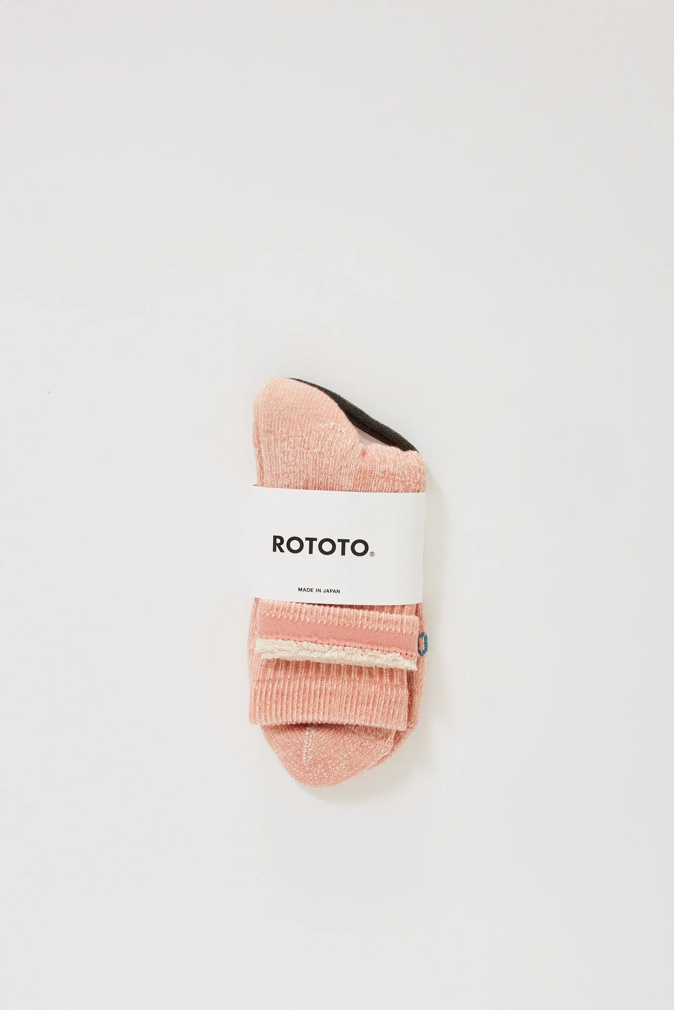 Double Face Mini Crew Socks Salmon