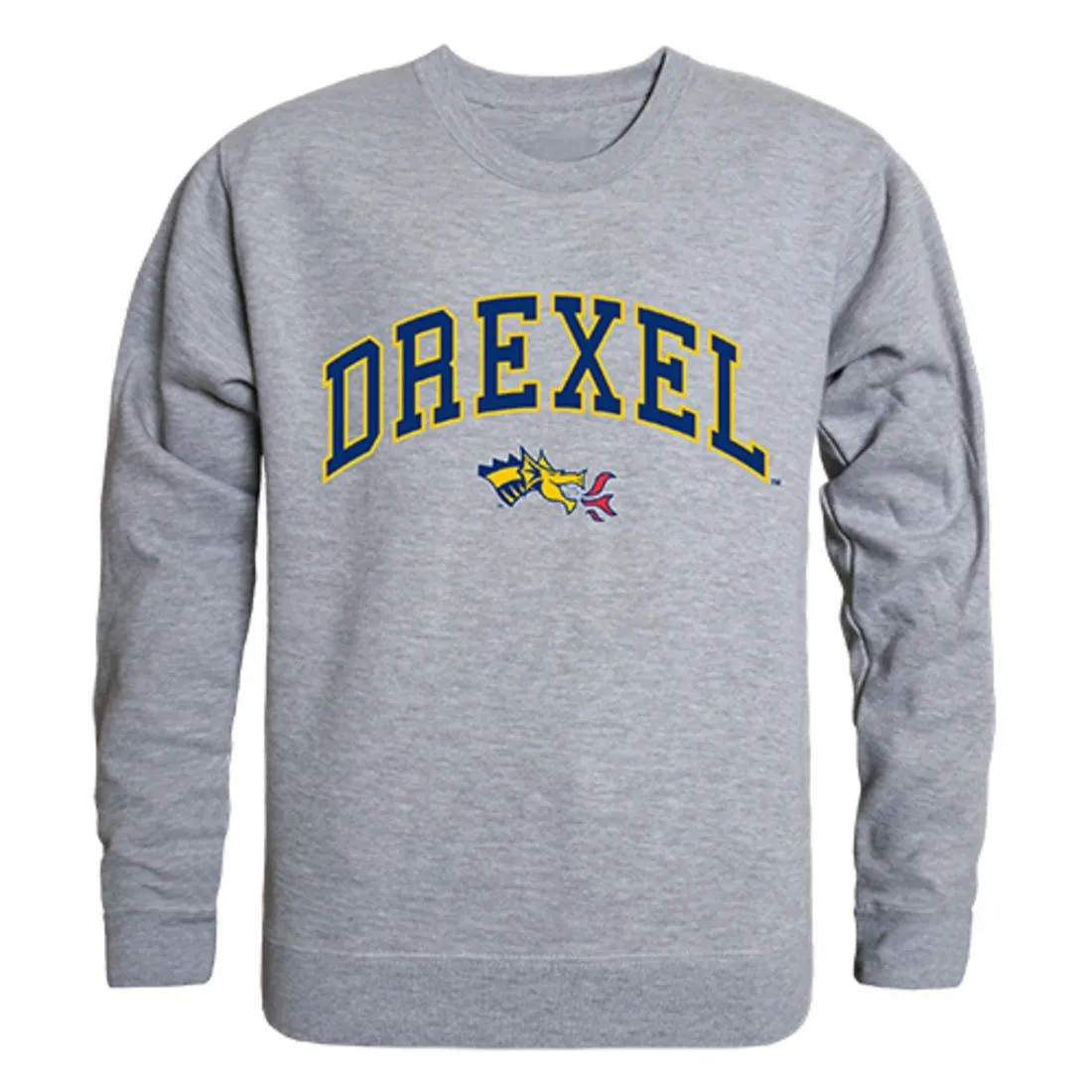 Drexel University Campus Crewneck Pullover Sweatshirt Sweater Heather Grey
