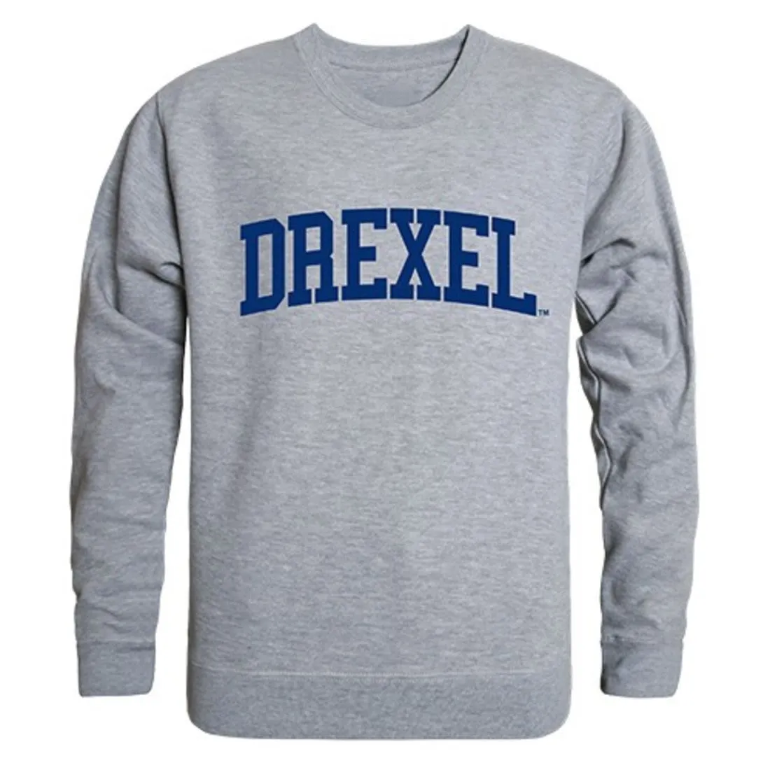 Drexel University Game Day Crewneck Pullover Sweatshirt Sweater Heather Grey