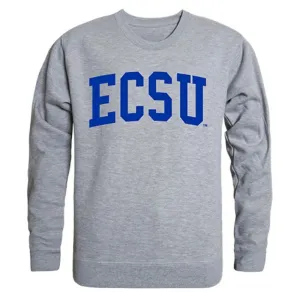 ECSU Elizabeth City State University Game Day Crewneck Pullover Sweatshirt Sweater Heather Grey