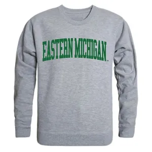 EMU Eastern Michigan University Game Day Crewneck Pullover Sweatshirt Sweater Heather Grey