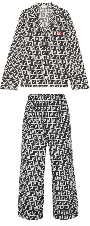FF Logo Pajama Top and Pant Set