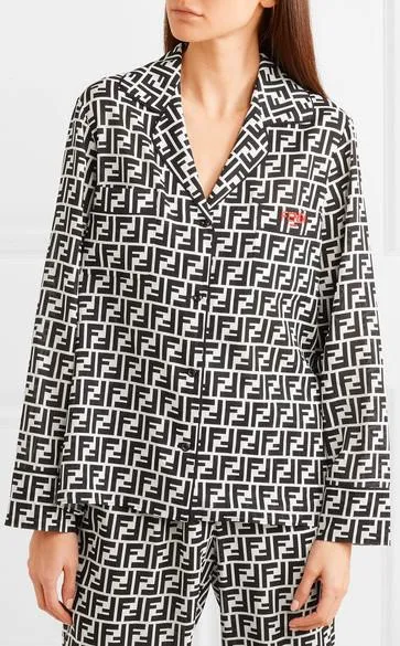 FF Logo Pajama Top and Pant Set