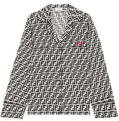FF Logo Pajama Top and Pant Set