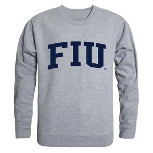FIU Florida International University Game Day Crewneck Pullover Sweatshirt Sweater Heather Grey