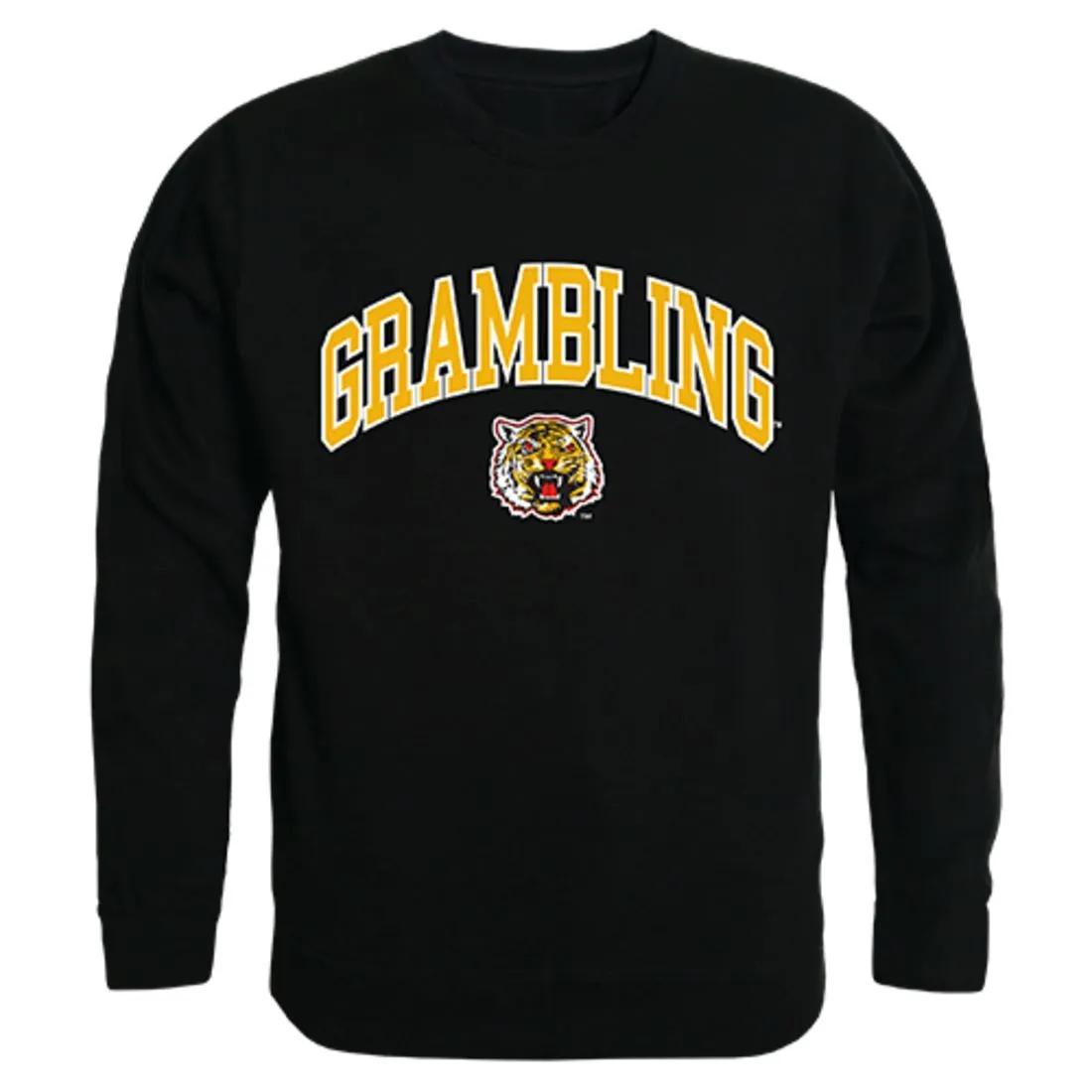 GSU Grambling State University Campus Crewneck Pullover Sweatshirt Sweater Black