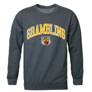 GSU Grambling State University Campus Crewneck Pullover Sweatshirt Sweater Heather Charcoal