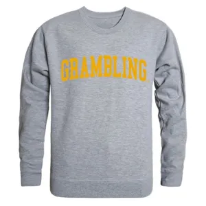 GSU Grambling State University Game Day Crewneck Pullover Sweatshirt Sweater Heather Grey