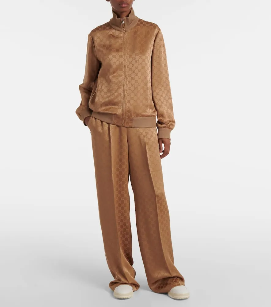 Gucci GG jacquard satin blouson