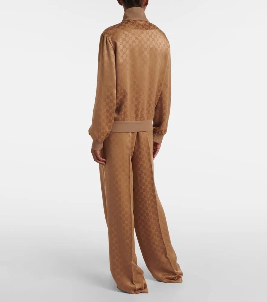 Gucci GG jacquard satin blouson