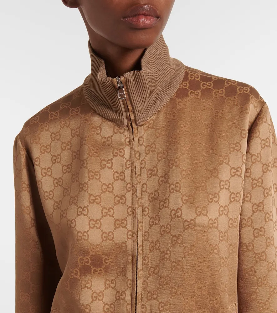 Gucci GG jacquard satin blouson