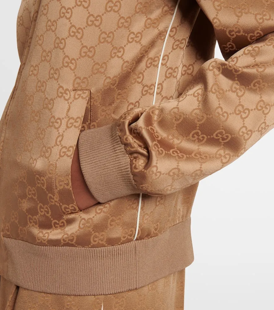Gucci GG jacquard satin blouson