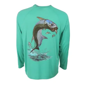 Hook M' Men's Long Sleeve Shirt - Tarpon 2 Aquatic