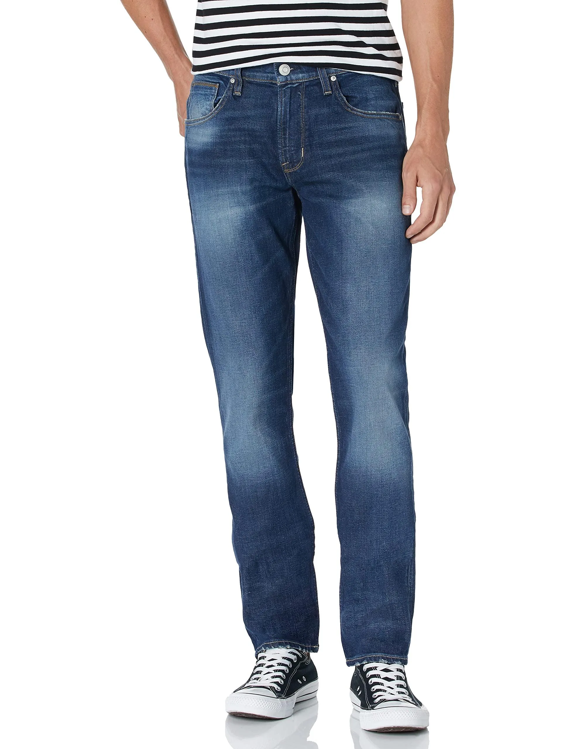 Hudson Jeans Mens Blake Slim Straight Cotton 34" Inseam Jeans