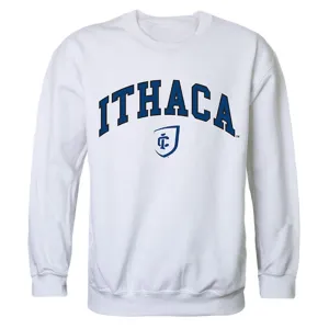 Ithaca College Campus Crewneck Pullover Sweatshirt Sweater White