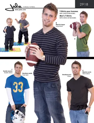 Jalie Pattern 2918 - Men's t-shirts