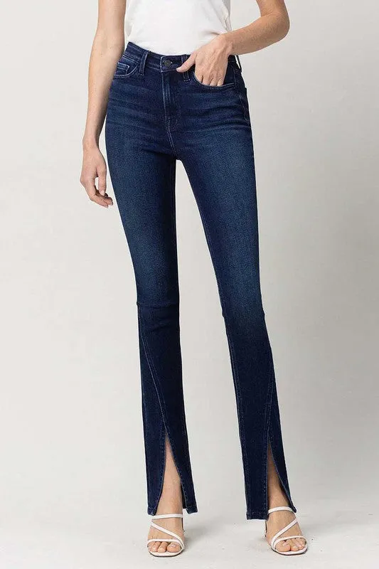 Jeans - "Flying Monkey" High Rise Slim Straight W/Slit
