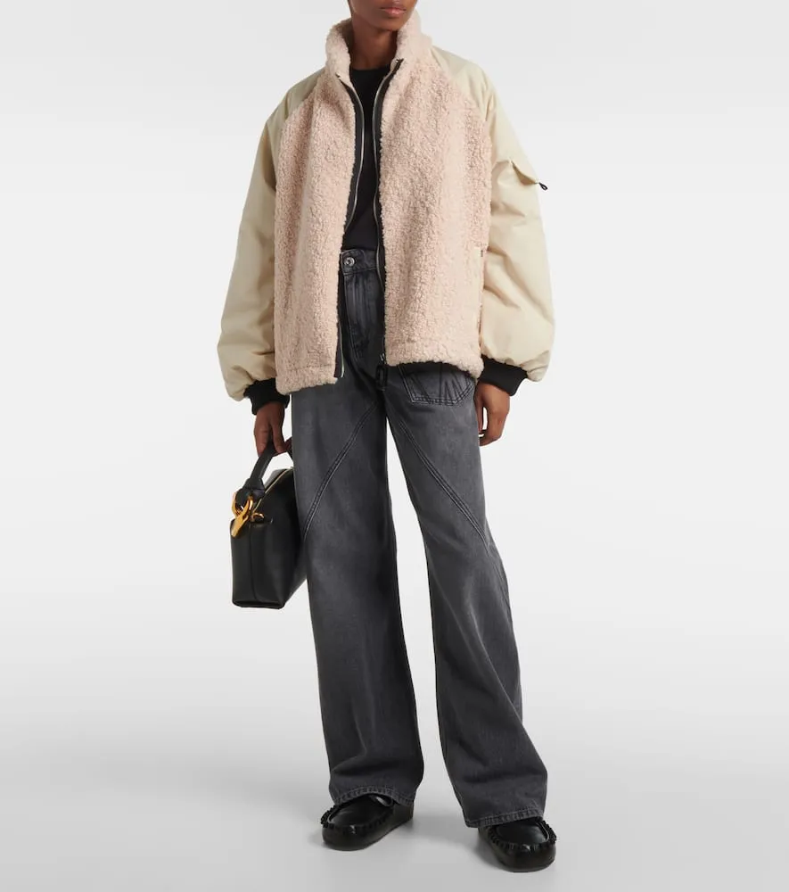 JW Anderson Colorblocked fleece jacket