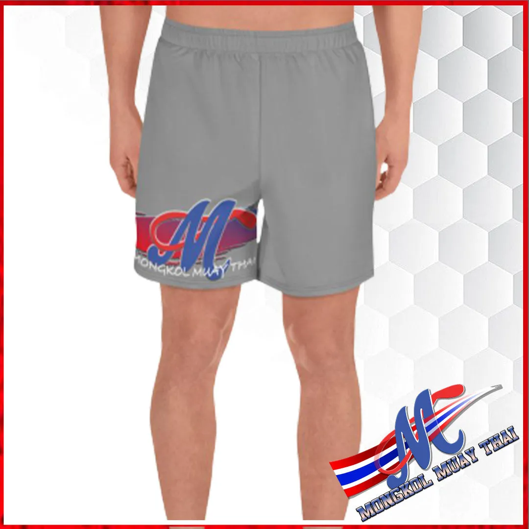 Mongkol Men's Athletic Gray Long Shorts