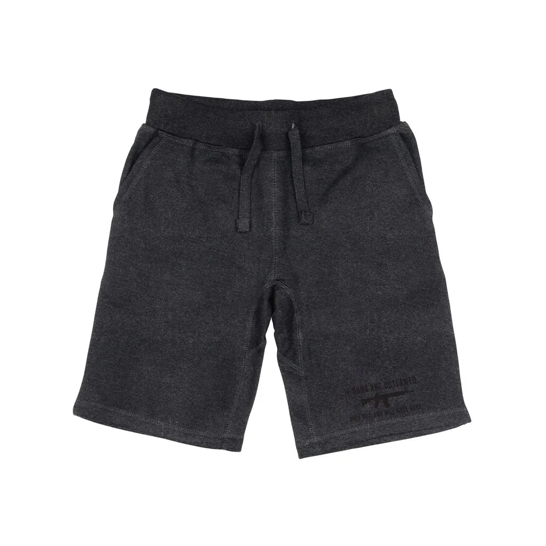 RAPDOM TS6 Fleece Gym Shorts Patriotic Outlaws Outlawed