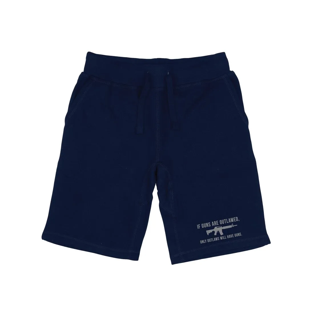 RAPDOM TS6 Fleece Gym Shorts Patriotic Outlaws Outlawed